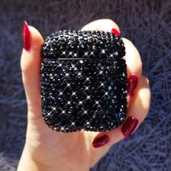 Juwas.com Online Store Luxury Rhinestone AirPods Case For AirPods 1 2