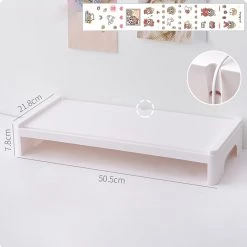 Juwas Kawaii Pink Mini Desk Computer Organizer