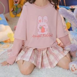 Juwas Adorable “Angel Rabbit” Fake Under Shirt NEW ARRIVAL