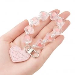 Juwas NEW ARRIVAL Lovely Hearts Beads Wristlet Bracelet