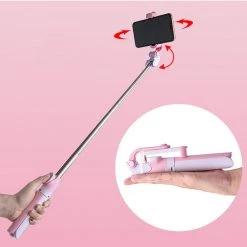 Juwas.com Online Store NEW ARRIVAL Kawaii Bluetooth Extendable Selfie Monopod Tripod