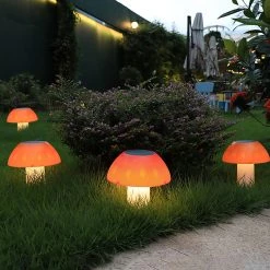 Juwas Solar Powered Mushroom Garden Lamp NEW ARRIVAL