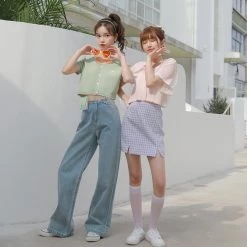 Juwas Sweet Fruits Crop Shirt NEW ARRIVAL