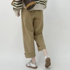 Juwas Pure Color Straight-Leg Pants NEW ARRIVAL