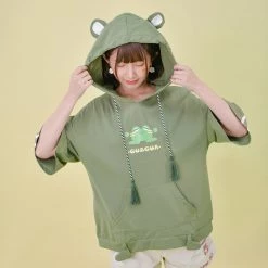 Juwas Cute Guagua Frog Hoodie NEW ARRIVAL