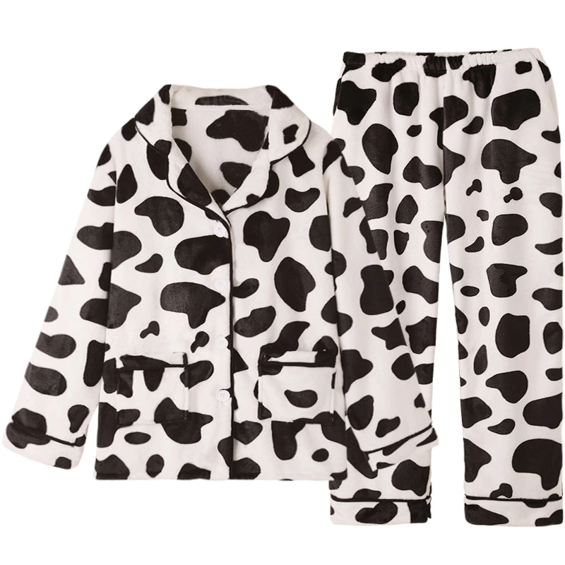 Juwas Cow Print Two-Piece Pajama Set 7 Juwas Cow Print Two-Piece Pajama Set