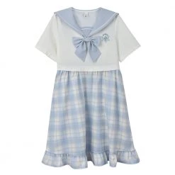 Juwas NEW ARRIVAL Kawaii Plaid Junior Uniform Dress 15 Juwas NEW ARRIVAL Kawaii Plaid Junior Uniform Dress