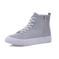 Juwas.com Online Store NEW ARRIVAL Korean Pop Reflective Rainbow Silver Sneakers Shoes