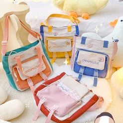 Juwas “Open My Love”Canvas Shoulder Bag