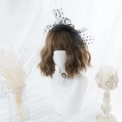 Juwas NEW ARRIVAL Kawaii Messy Wave Bob Cut Wig
