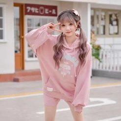 Juwas NEW ARRIVAL Candy Color Hoodie