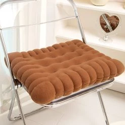 Juwas NEW ARRIVAL Chocolate Biscuit Seat Cushion Pillow