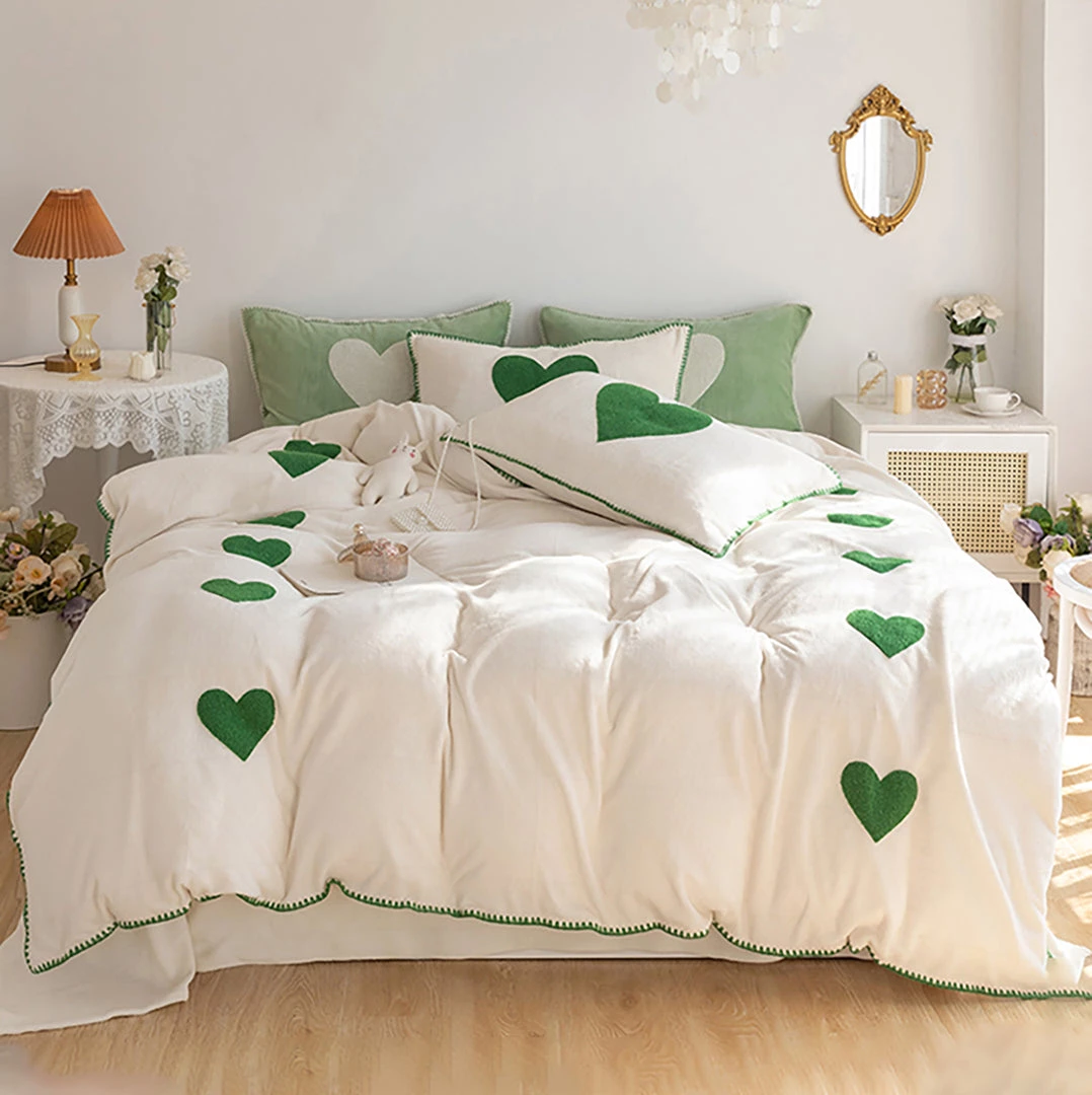 Juwas NEW ARRIVAL Sweet Love Heart Bedding Set 8 Juwas NEW ARRIVAL Sweet Love Heart Bedding Set