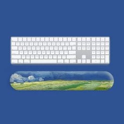 Juwas NEW ARRIVAL Oil Painting Mousepad Bracer And Keyboard Wrist Rest