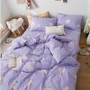 Juwas Sweet Peach Pastel Lavender Beddings Set 2 Juwas Sweet Peach Pastel Lavender Beddings Set