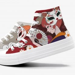 Juwas Shoes Graffiti Art Canvas Sneaakers