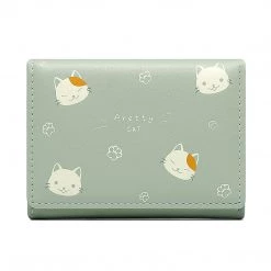 Juwas NEW ARRIVAL Pretty Cats Print Credit Card Holder Wallet