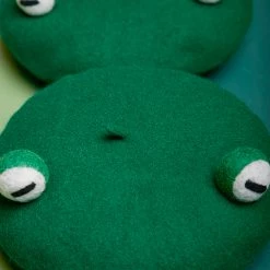 Juwas Funny Frog Handmade Wool Hat