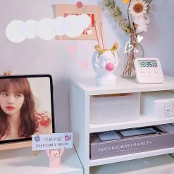 Juwas NEW ARRIVAL Classy Bubble Gum Girl Makeup/Pen Holder