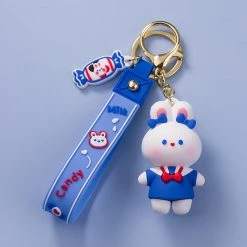 Juwas Sweet Candy White Rabbit Keychain NEW ARRIVAL