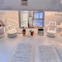 Juwas Cute Bear And Dog Strip LED Desk Night Light