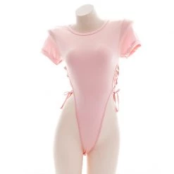 Juwas Sexy Baby Pink Onesie Sleepwear Lingerie