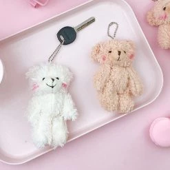 -Juwas Fluffy Bear Keychain