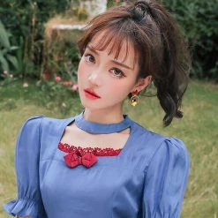 Juwas NEW ARRIVAL Little Princess Dangle Hoop Earrings