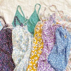 Juwas Flower Prints Nightgown Dress Pajama NEW ARRIVAL