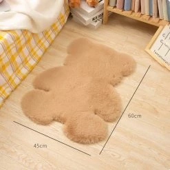 Juwas NEW ARRIVAL Bear Fluffy Floor Mat