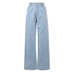 Juwas Candy Shop Mom's Embroidery Jeans