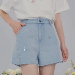 Juwas NEW ARRIVAL Fairy Godmother Denim Short