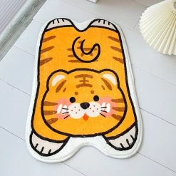 Juwas Cute Tiger Cow Mat