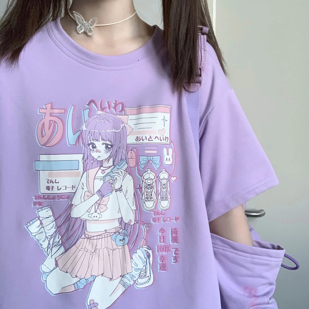 Juwas Anime Girl Hollow Out Sleeve Sweatshirt 5 Juwas Anime Girl Hollow Out Sleeve Sweatshirt