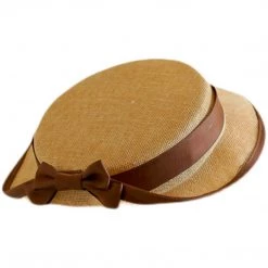 Juwas Vintage Bowknot Billycock Hat