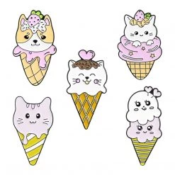 Juwas Kitties Ice Cream Pin NEW ARRIVAL