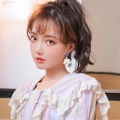 Juwas NEW ARRIVAL Kawaii Clouds And Stars Dangle Earrings