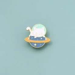 Juwas Outer Space Cat Mini Pins NEW ARRIVAL