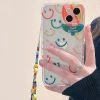 Juwas Smile Print IPhone Case With Chain