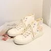 Juwas NEW ARRIVAL Party Bear High Cut Canvas Sneakers