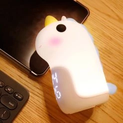Juwas Unicorn Clock And Night Light
