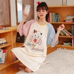 Juwas Sissy The Shepherd Print Cotton Pajamas