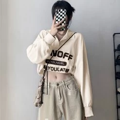 Juwas Classic “Funoff” Graphic Loose Sweatshirt NEW ARRIVAL