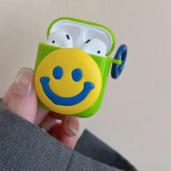 Juwas Smile Emoji Green Airpods Case NEW ARRIVAL