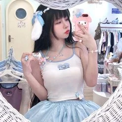 Juwas Animal Embroidery Tops