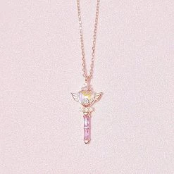 Juwas Magical Fairy Wand Pendant Silver Necklace NEW ARRIVAL