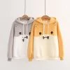 Juwas Kawaii Hamster Print Winter Hoodie Sweater NEW ARRIVAL