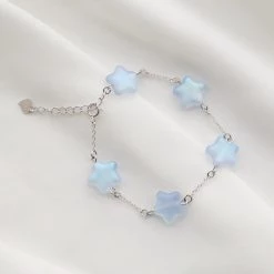 Juwas NEW ARRIVAL Lovely Star 925 Sterling Silver Bracelet