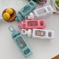 Juwas NEW ARRIVAL Bear Pastels Water Bottle Tumbler