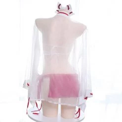 Juwas CLOTHING Sexy Hearts Red Medic Lingerie Set